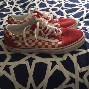 Red/white vans